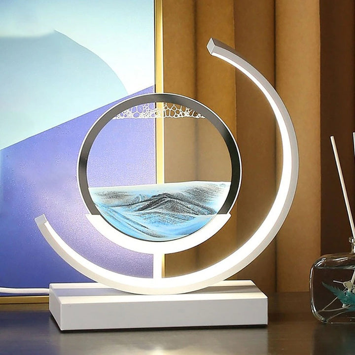 Tischlampe 3D Sandschalen Design 4