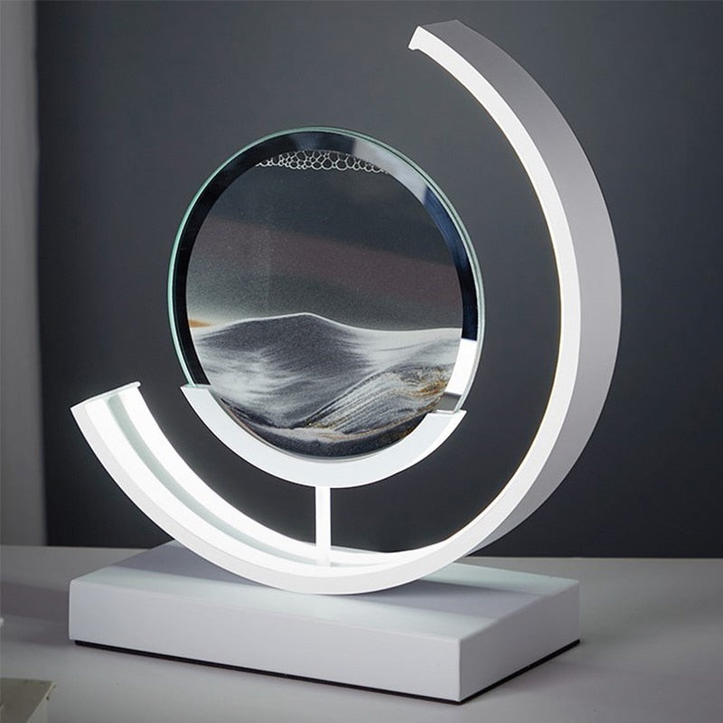 Tischlampe 3D Sandschalen Design 6
