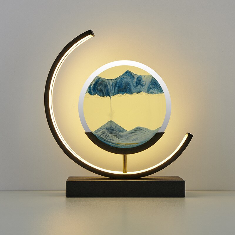 Tischlampe 3D Sandschalen Design 8