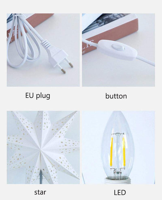 Tischlampe Sternen-Design Für Gemütliche Atmosphäre 8