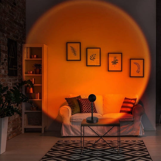Tischlampe mit Sonnenuntergangsatmosphäre 1