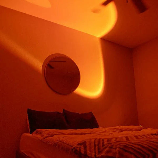Tischlampe mit Sonnenuntergangsatmosphäre 3