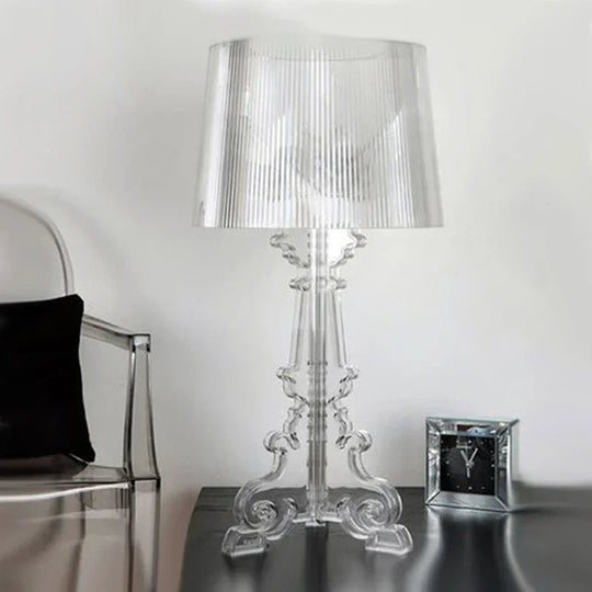 Tischlampe mit Verstellbarer Höhe im Barockstil 1