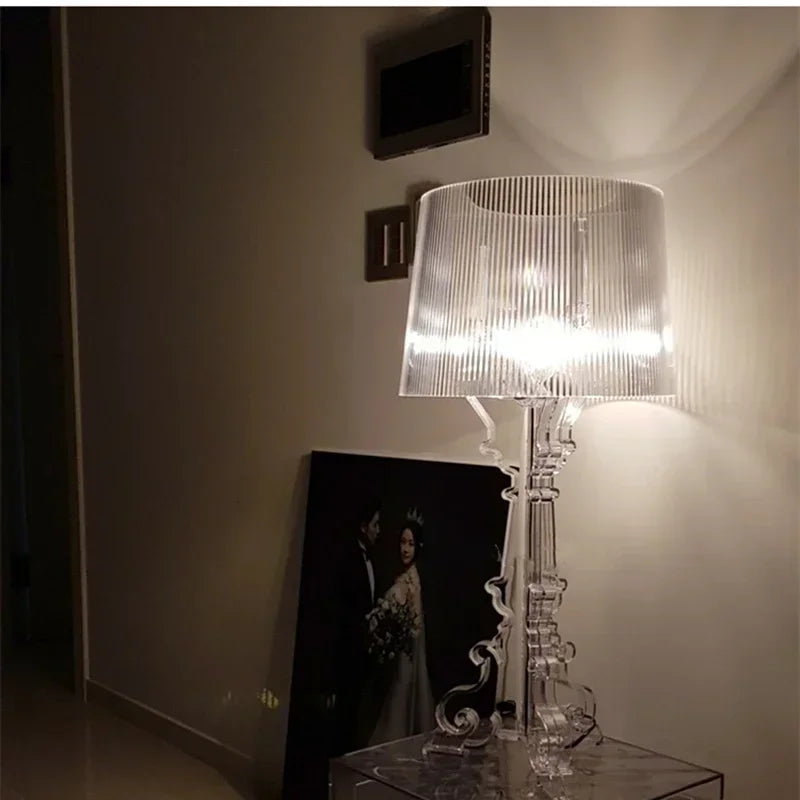 Tischlampe mit Verstellbarer Höhe im Barockstil 3