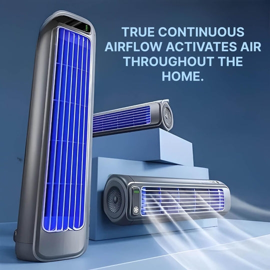 Tischventilator Leise Tragbar Mit Akku Und Oszillation 1