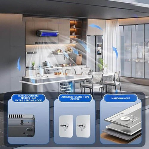 Tischventilator Leise Tragbar Mit Akku Und Oszillation 7