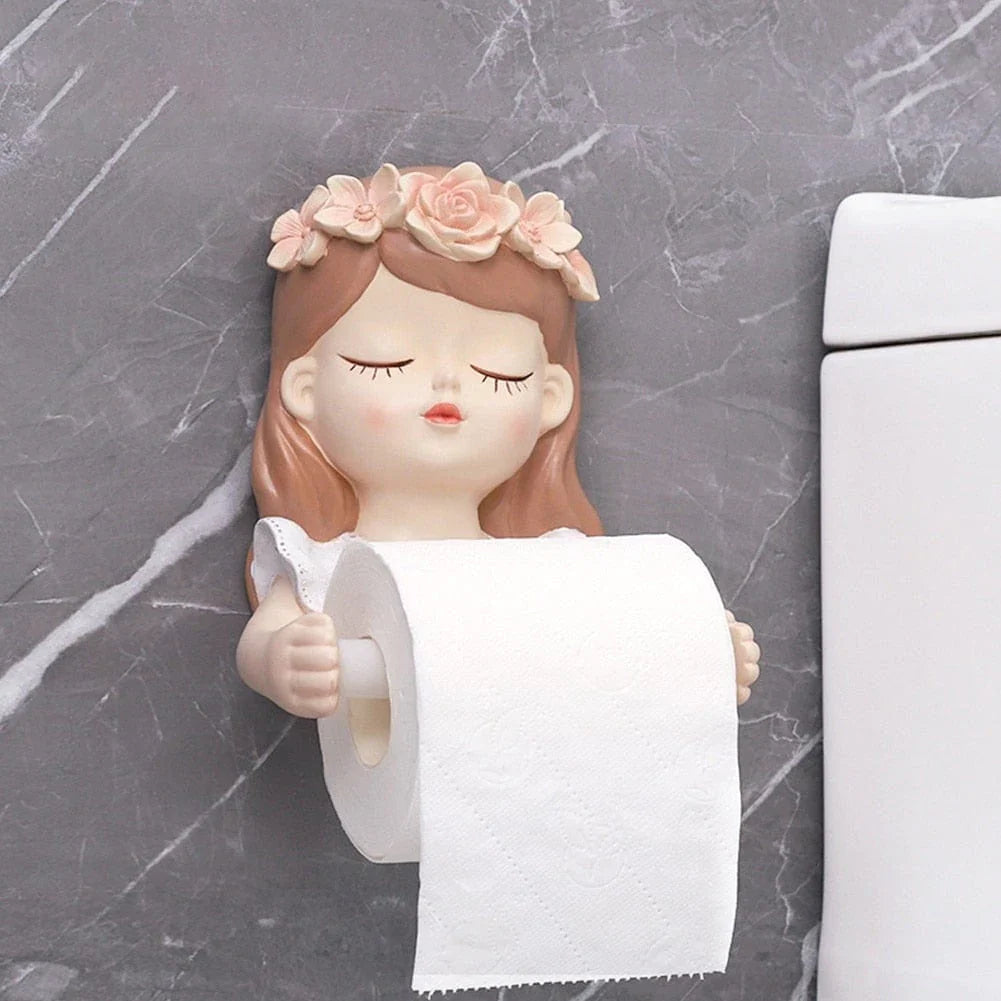 Toilettenpapierhalter Märchenstil Humorvoll Dekorativ Für Badezimmer 1