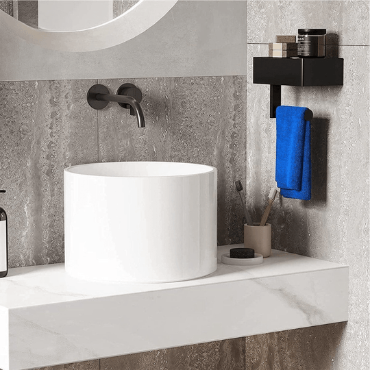 Toilettenpapierhalter mit Ablagefach für Badezimmer 3