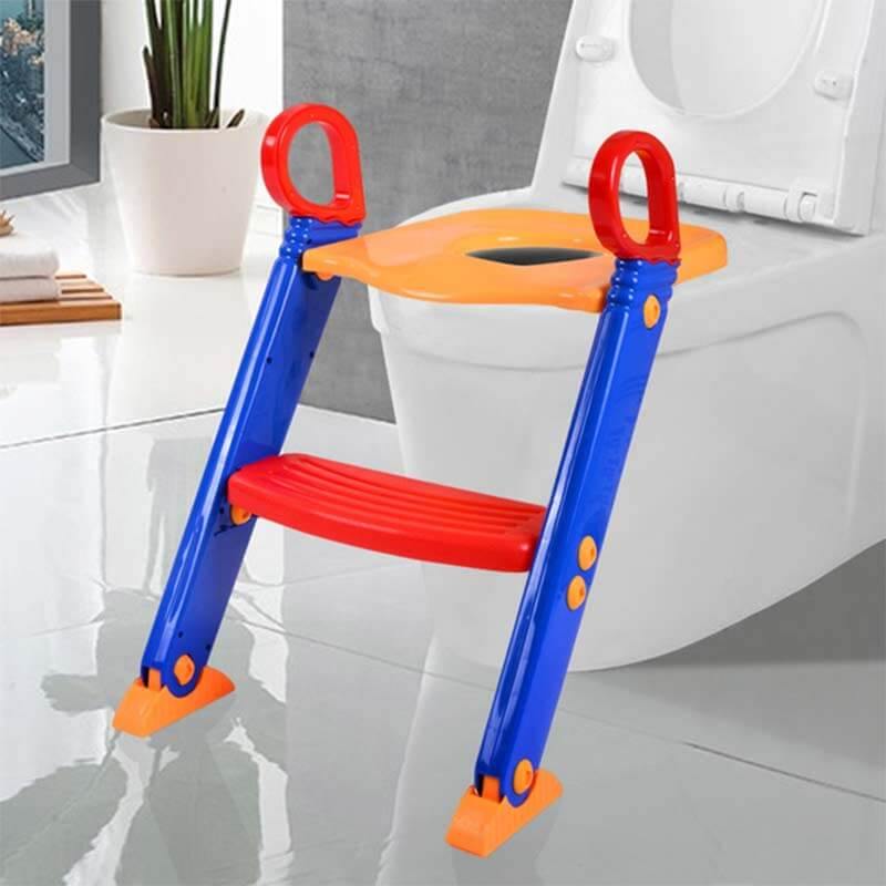Toilettentrainer für Kinder mit integriertem Tritt 1