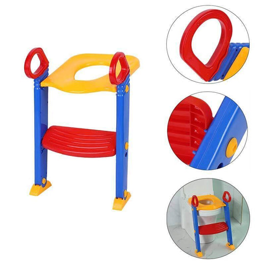Toilettentrainer für Kinder mit integriertem Tritt 5