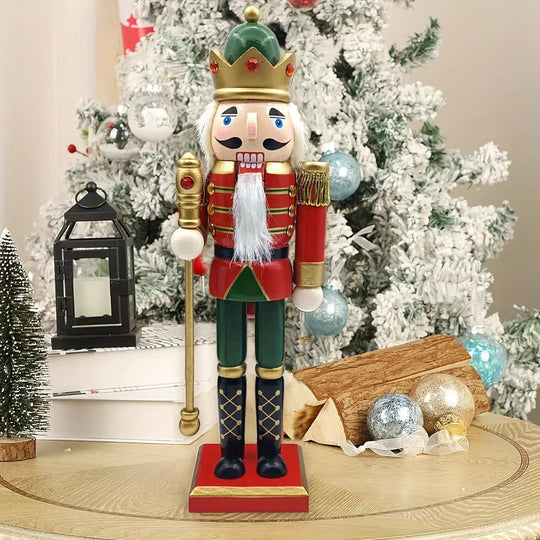 Traditioneller Nussknacker König 30 cm für Weihnachtsdekoration 2