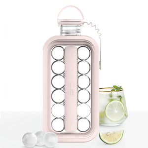 Tragbare Eismaschine 2-in-1 für Getränke und Wasserflasche 6