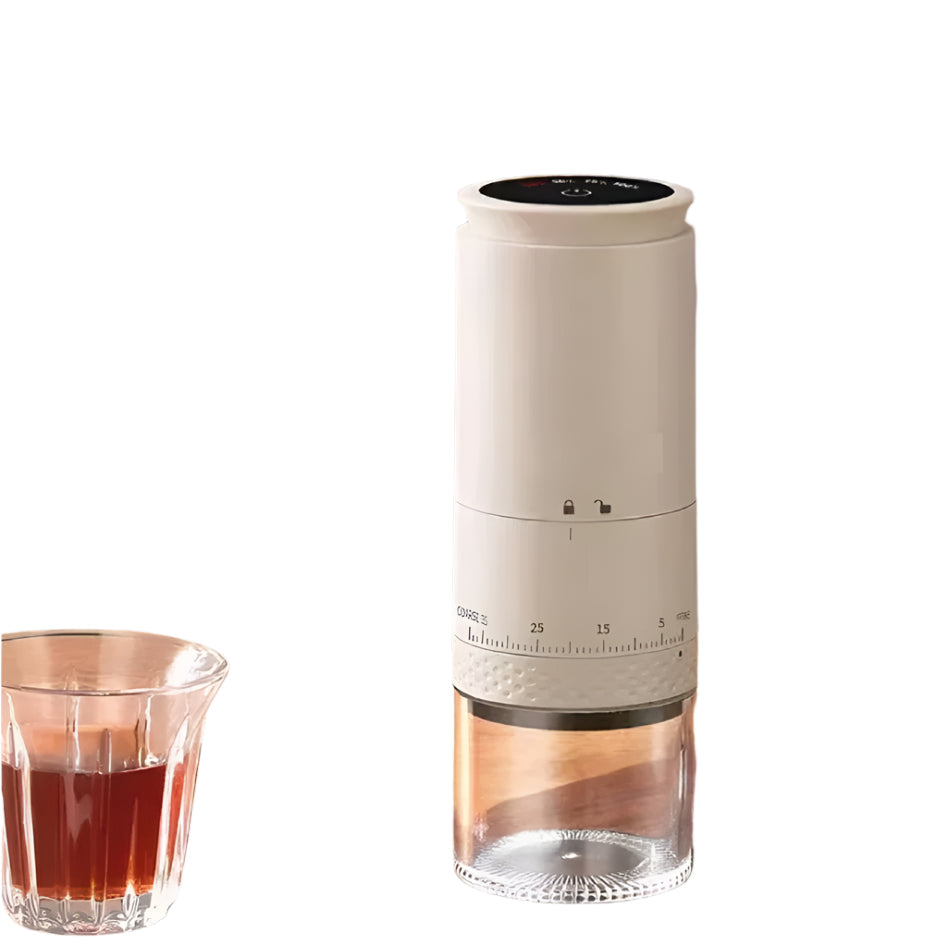 Tragbare Elektrische Kaffeemühle mit Einstellbarem Mahlgrad 4