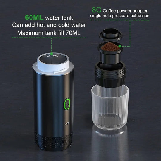 Tragbare Kaffeemaschine Kompakt für Unterwegs 2
