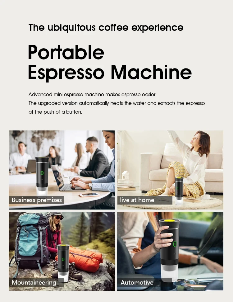 Tragbare Kaffeemaschine Kompakt für Unterwegs 5