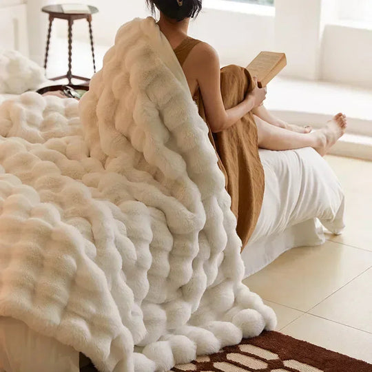 Tragbare Kuscheldecke für Zuhause und Unterwegs 0