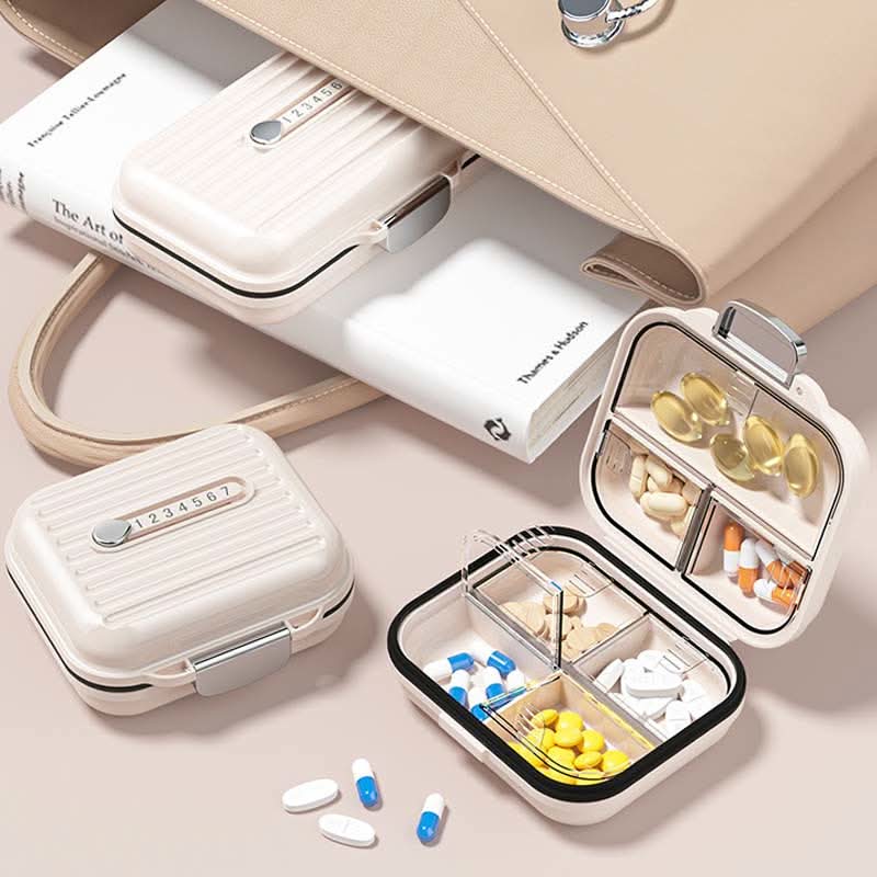 Tragbare Pillendose mit 7 Fächern 7