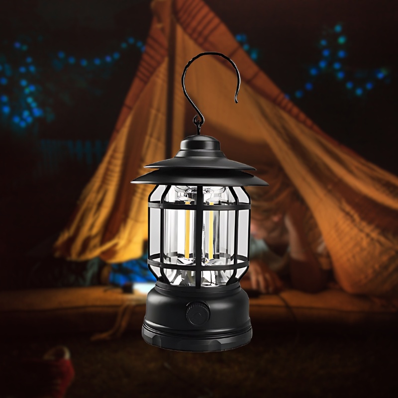 Tragbare Retro-Lampe für Innen- und Außenbereich 0