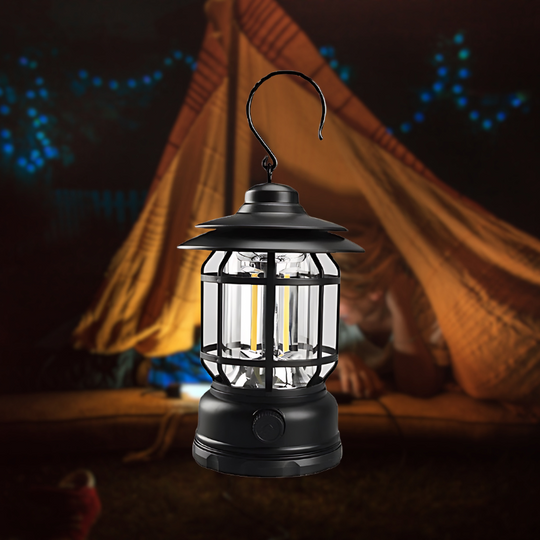 Tragbare Retro-Lampe für Innen- und Außenbereich 0