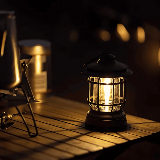 Tragbare Retro-Lampe für Innen- und Außenbereich 2