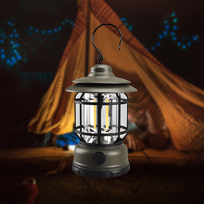 Tragbare Retro-Lampe für Innen- und Außenbereich 4