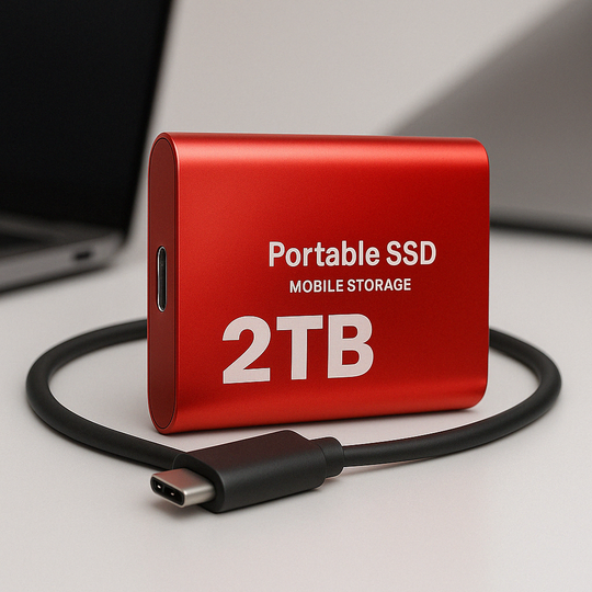 Tragbare SSD-Festplatte, hohe Geschwindigkeit, kompaktes Design 2