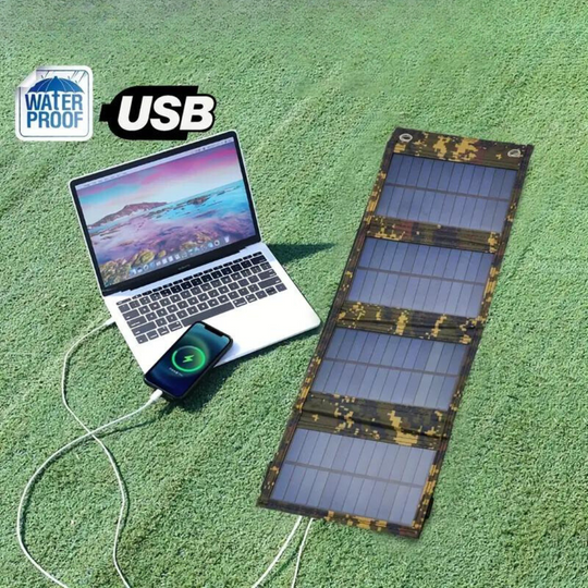 Tragbare Solar-Powerbank Faltbar für Outdoor-Aktivitäten 0