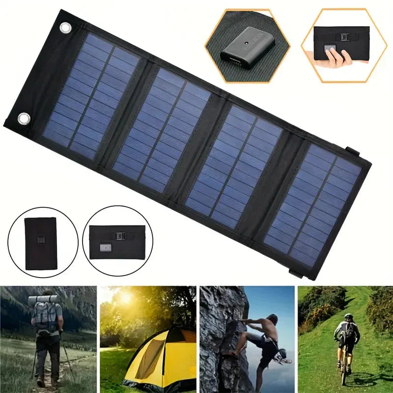 Tragbare Solar-Powerbank Faltbar für Outdoor-Aktivitäten 2