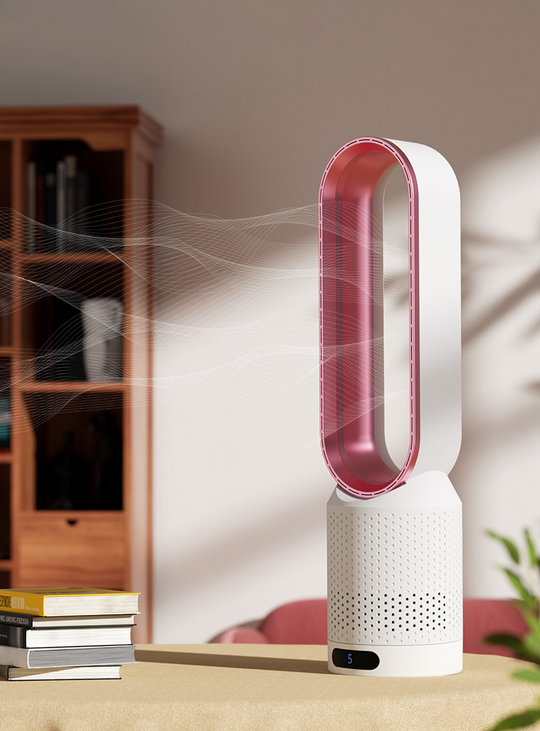 Tragbarer 3-in-1 Luftkühler mit Luftreiniger und oszillierendem Ventilator 1