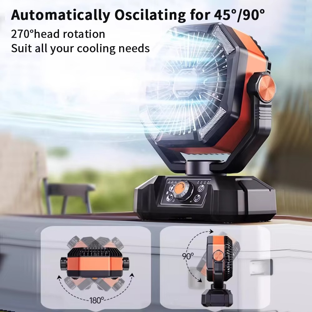 Tragbarer Camping-Ventilator mit Turbo-Technologie 2