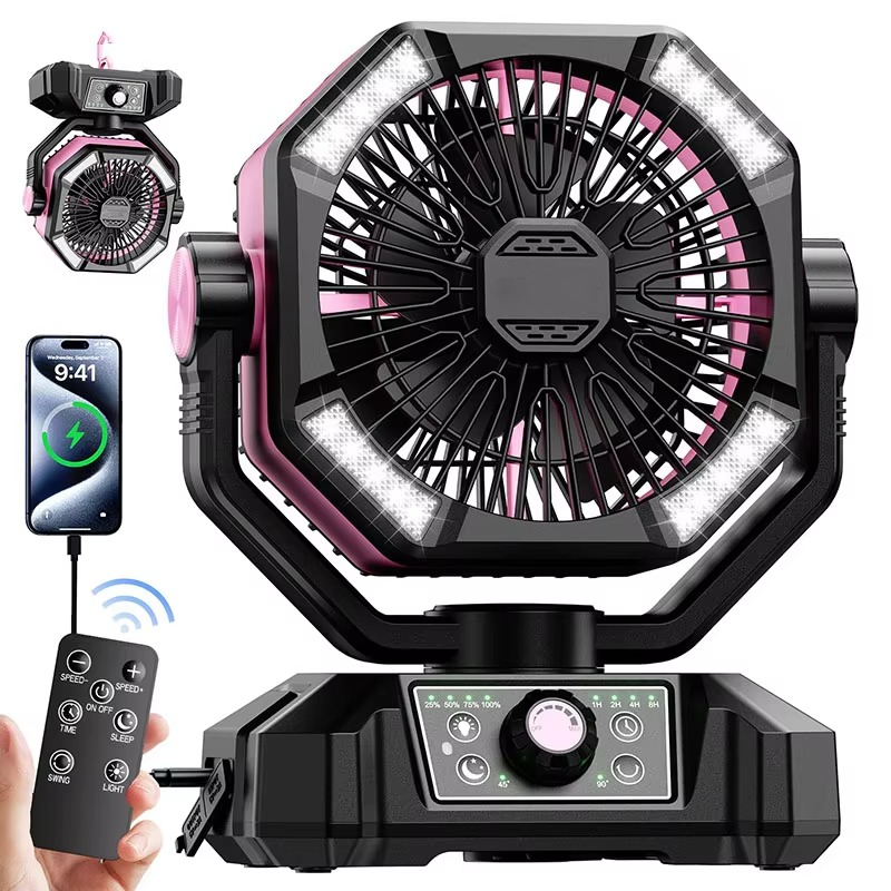 Tragbarer Camping-Ventilator mit Turbo-Technologie 9