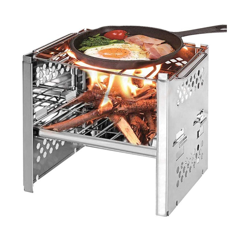 Tragbarer Grill für den Außenbereich – Ideal für Garten, Camping und Picknick 0