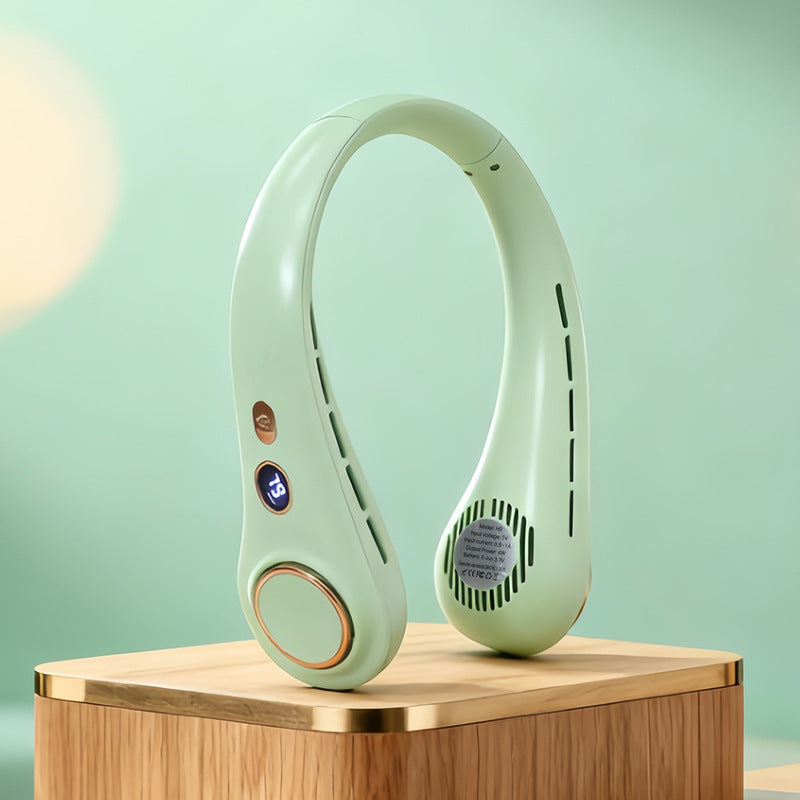 Tragbarer Nackenventilator für Damen mit ergonomischem Design 10