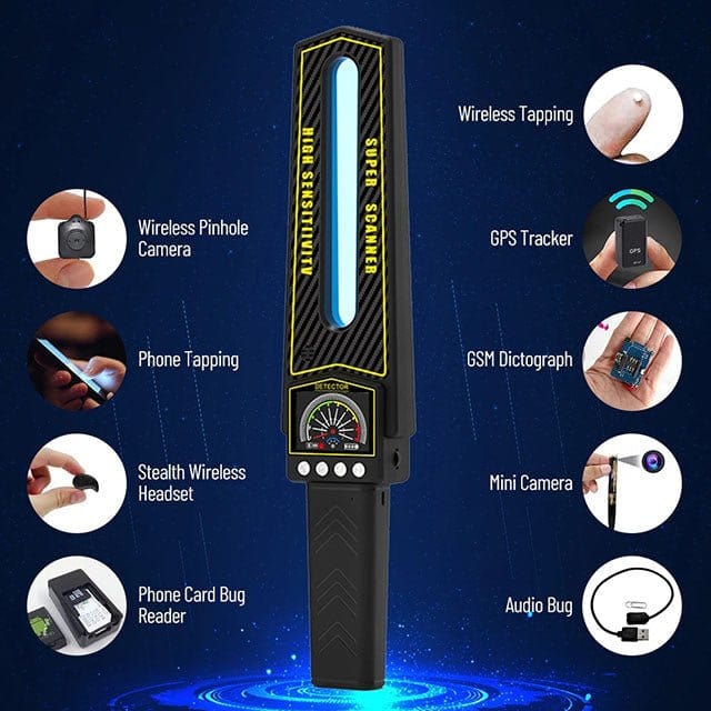 Tragbarer RF Bug Detector Scanner für Privatsphäre 3