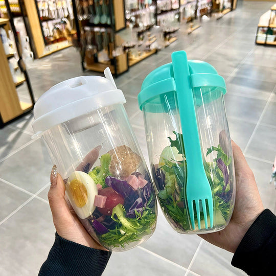 Tragbarer Salatbehälter 1000 ml für Unterwegs 3