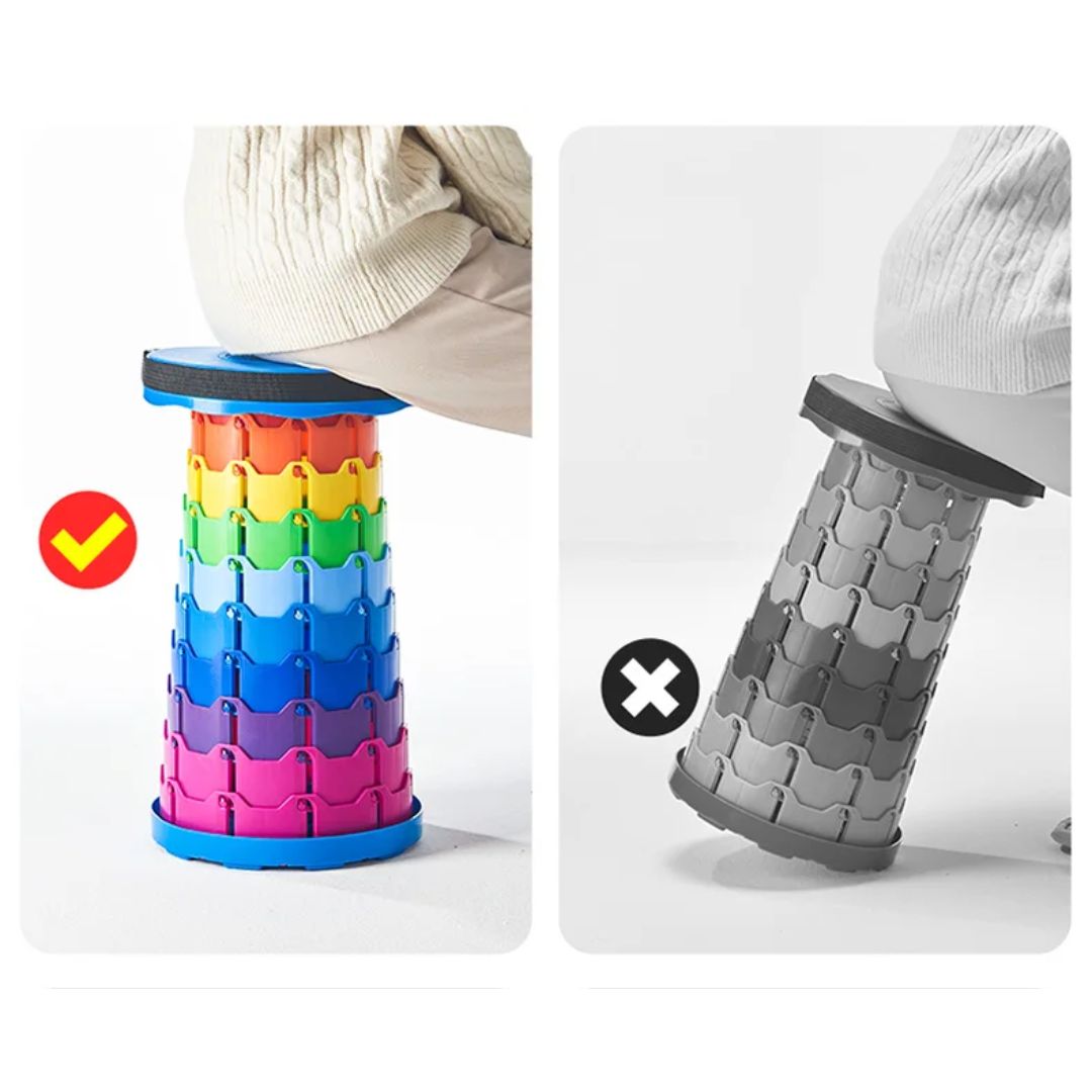 Tragbarer Teleskophocker für Outdoor-Aktivitäten 4