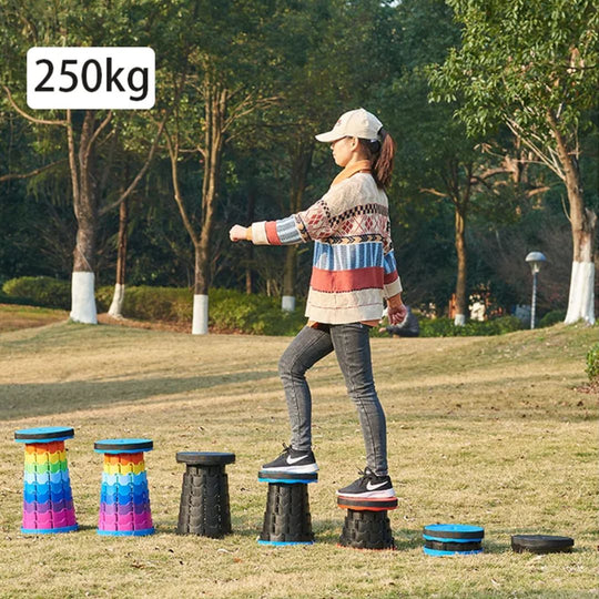 Tragbarer Teleskophocker für Outdoor-Aktivitäten 7