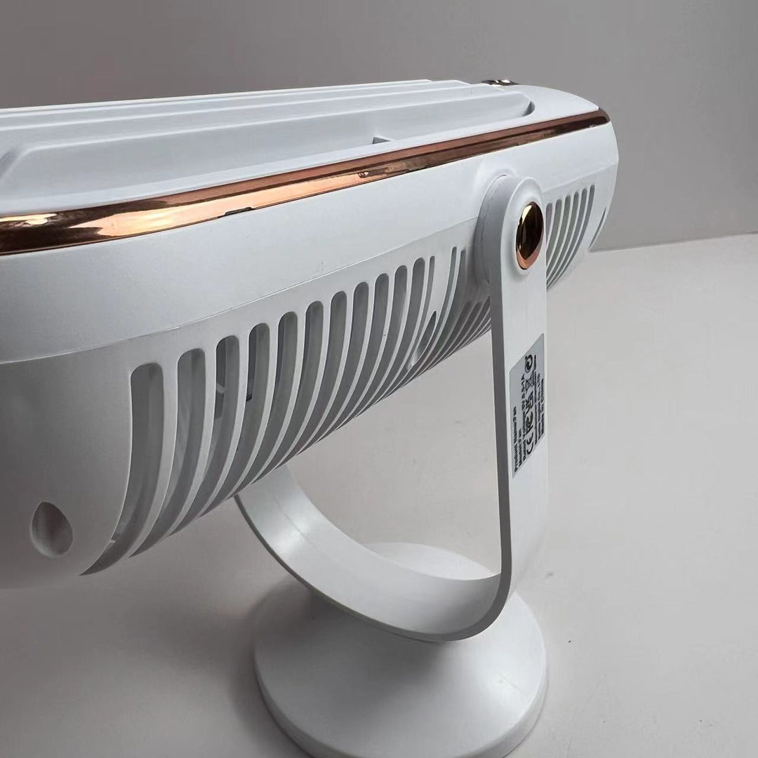 Tragbarer Tischventilator Leise mit Akku und 720° Drehung für Büro und Reisen 4