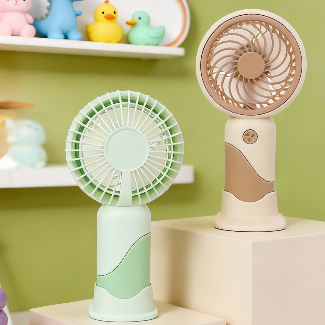 Tragbarer Tischventilator Leise mit USB-Anschluss und Stufenloser Geschwindigkeitsregelung 3