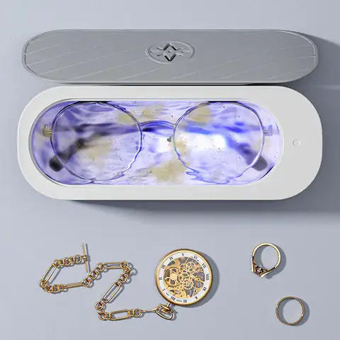 Tragbarer Ultraschall Schmuck Reiniger für Strahlenden Schmuck 3