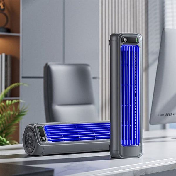 Tragbarer Ventilator Leise mit 3 Geschwindigkeitsmodi für Optimale Kühlung 0