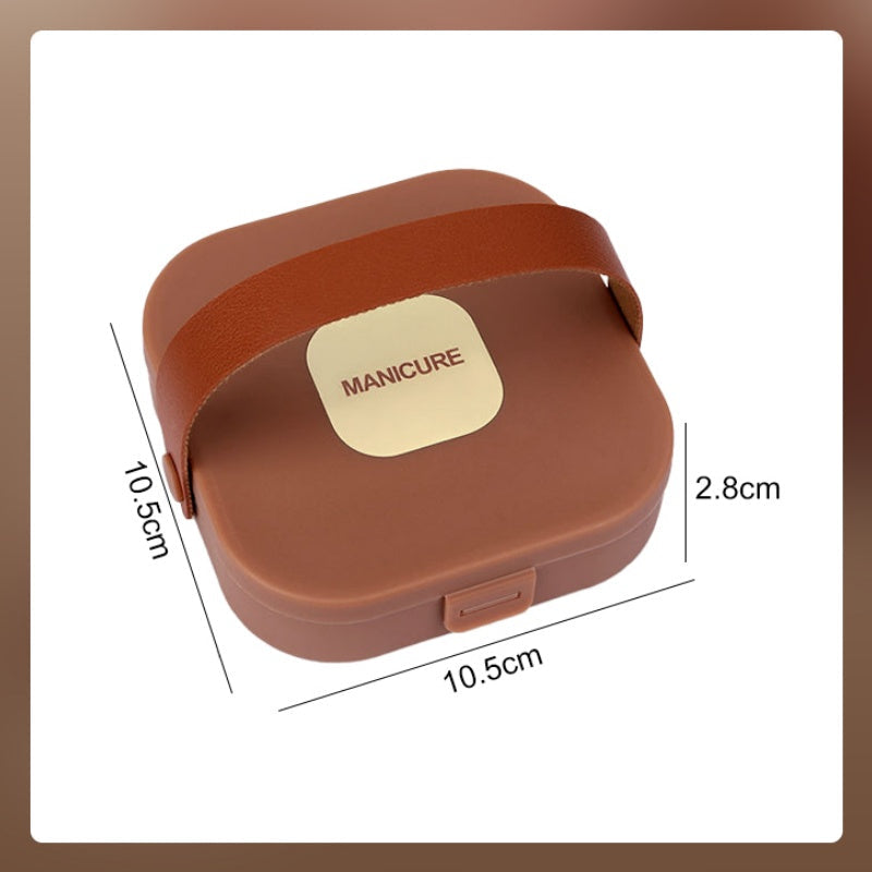 Tragbares Maniküre Set 7-teilig für Präzise Nagelpflege 8