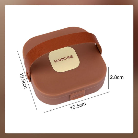 Tragbares Maniküre Set 7-teilig für Präzise Nagelpflege 8