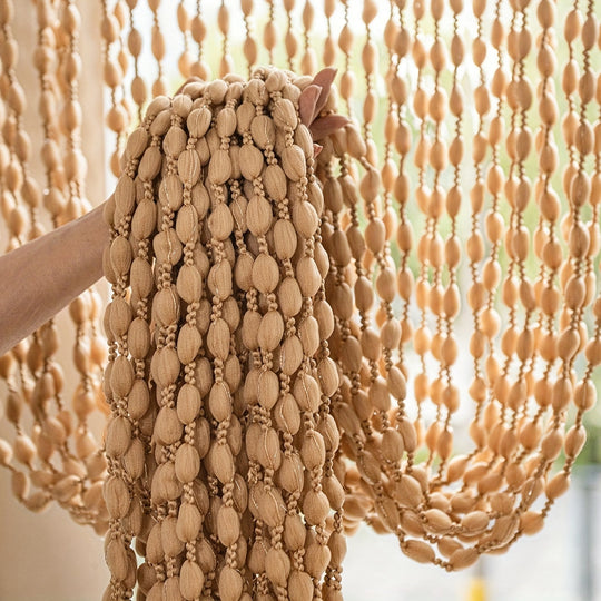 Türvorhang mit Perlen im Boho-Stil 2