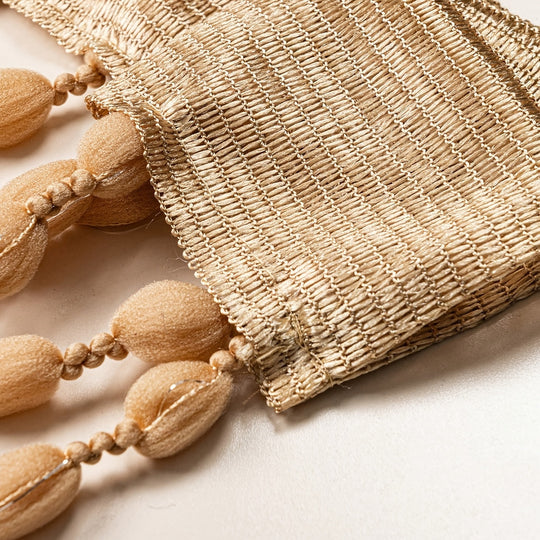 Türvorhang mit Perlen im Boho-Stil 4