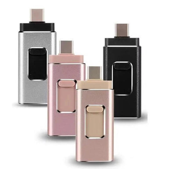 USB Stick 1TB 4-in-1 Kompatibel mit USB-C, iPhone, Android und Laptop 0