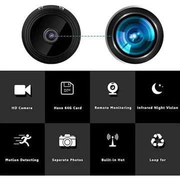 Überwachungskamera Außen mit Live Übertragung auf Handy – Kabellose WLAN Kamera mit 1080P HD Video und Nachtlicht 3