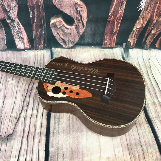 Ukulele 23 Zoll Regenbogen-Design für Damen und Herren – Leichtes Spielvergnügen 2