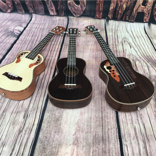 Ukulele 23 Zoll Regenbogen-Design für Damen und Herren – Leichtes Spielvergnügen 5