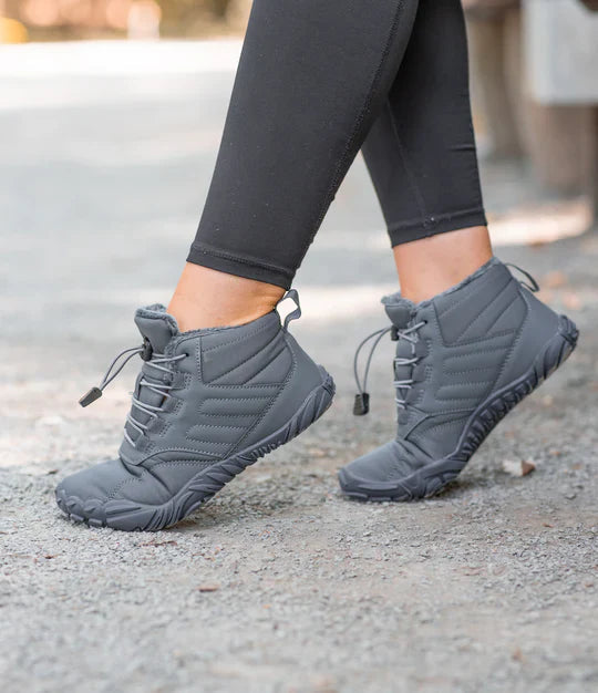 Unisex Barfußschuhe Thermo für Herbst und Winter - Rutschfeste Wanderschuhe mit Breiter Zehenbox 10
